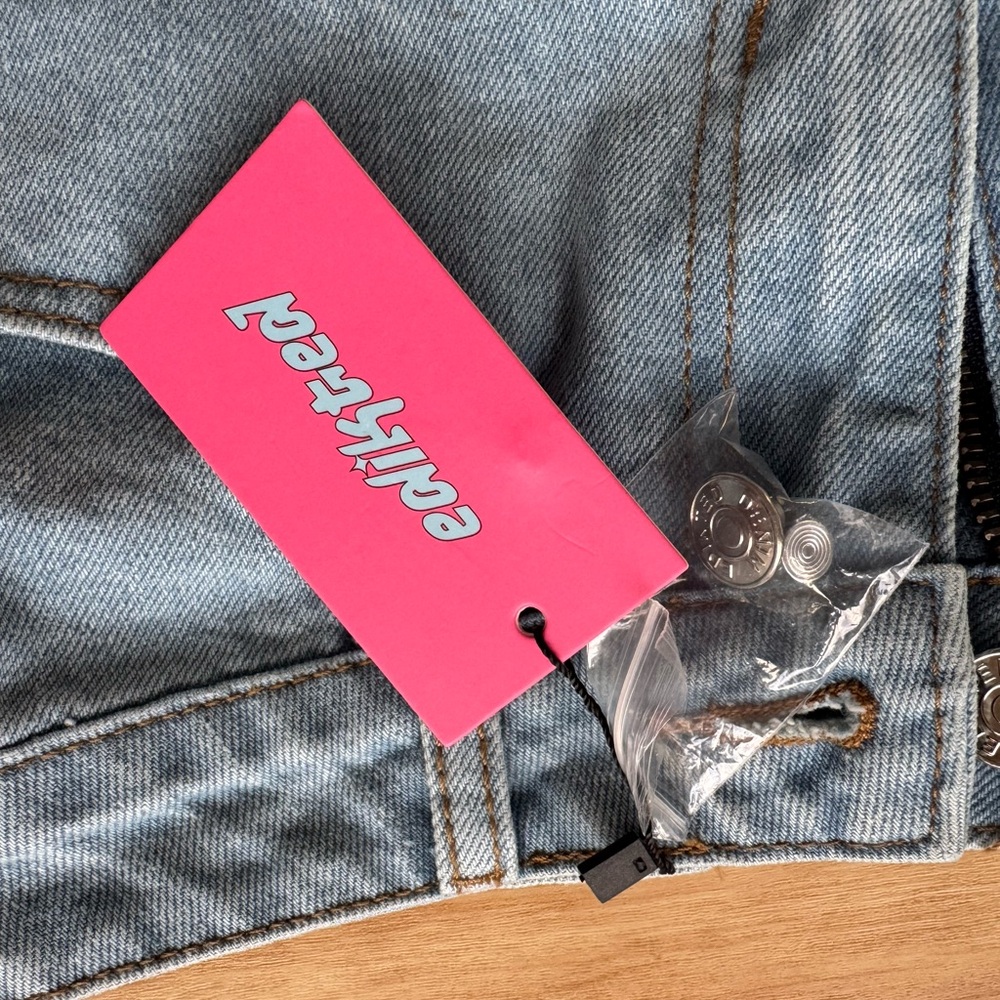 Edikted Denim Mini Skirt - Picture 3 of 3